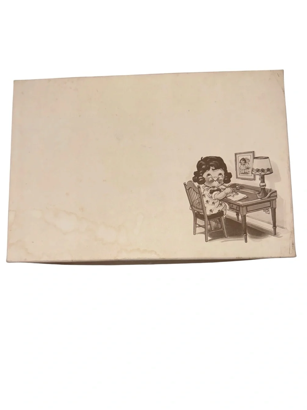 Vintage 1982 Campbell Kid Collection Stationery Letter Writing Set K522 Boxed 33